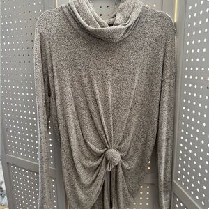 Daytrip Heather Gray Knit Top
